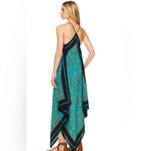 Michael Kors silk chain print maxi dress